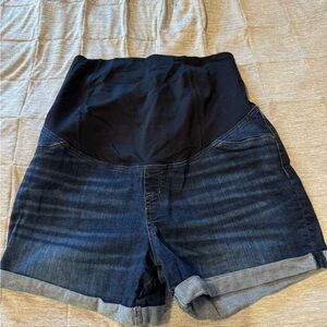 Isabel Maternity Jean Shorts